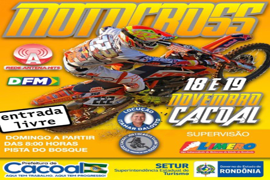 ADRENALINA: Semifinal do Estadual de Motocross acontece em Cacoal