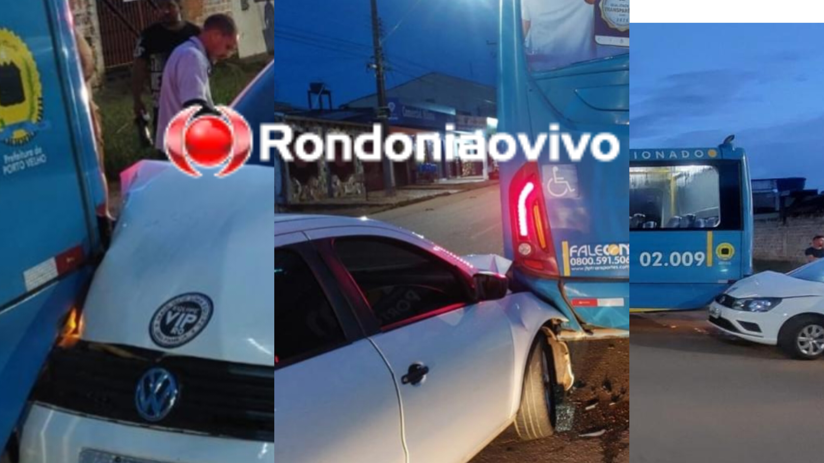 ACIDENTE: Motorista de aplicativo bate carro na traseira de ônibus no Agenor de Carvalho 