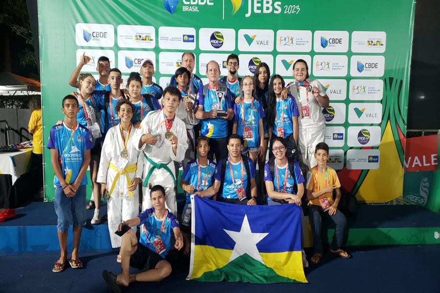 NAS ARTES MARCIAIS: Rondônia estreia com medalhas e troféus nos Jogos Escolares Brasileiros
