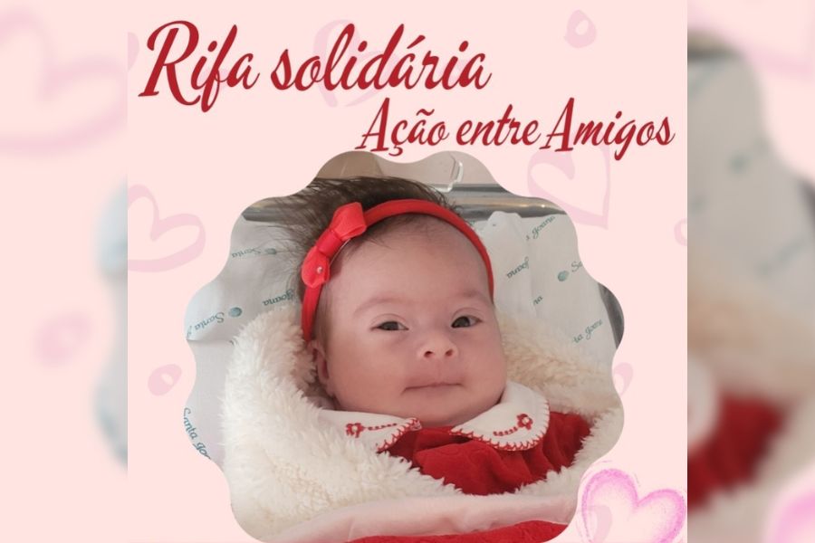 AÇÃO ENTRE AMIGOS: Rifa Solidária em prol de bebê com problemas cardíacos em Porto Velho