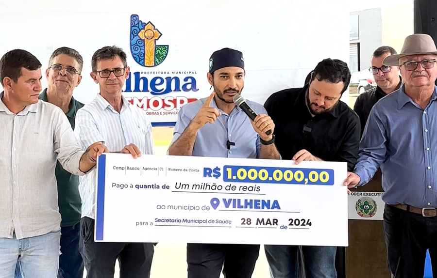 FERNANDO MÁXIMO: Deputado repassa mais 1 Milhão emendas para atender a saúde em Vilhena