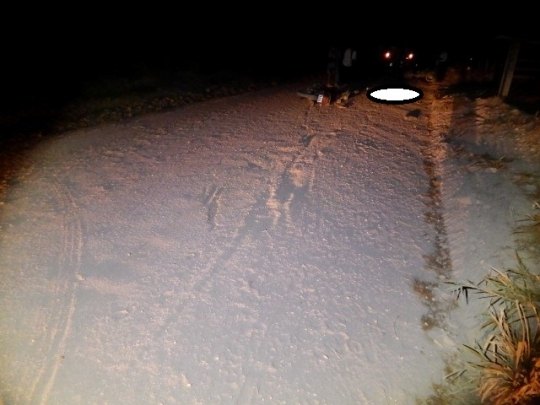 Motociclista sofre queda fatal na zona Rural 