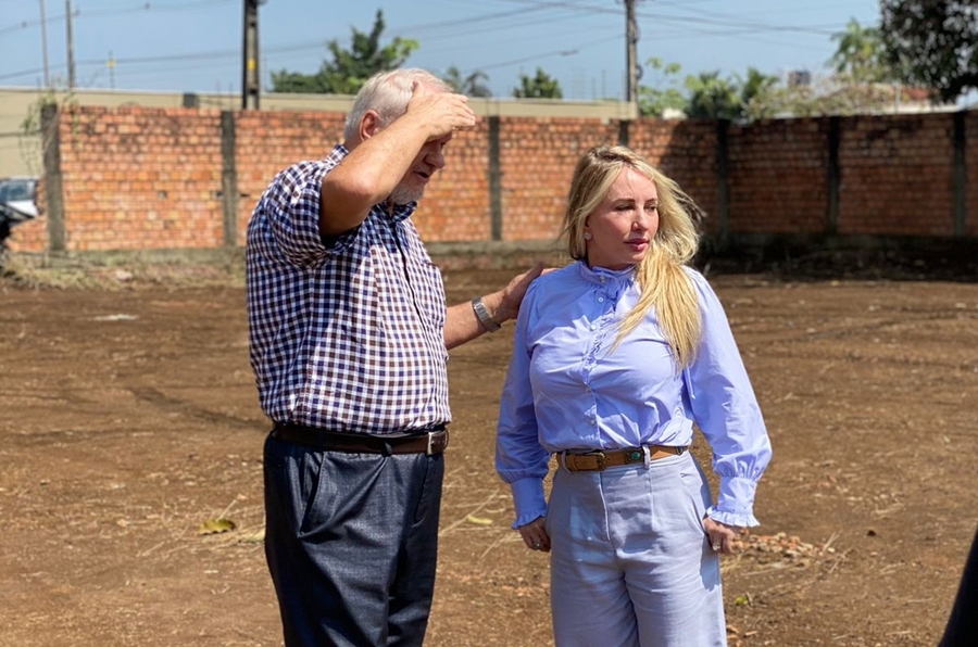 IEDA CHAVES: Deputada acompanha vistoria técnica em terreno que será construído a Casa da Mulher Brasileira