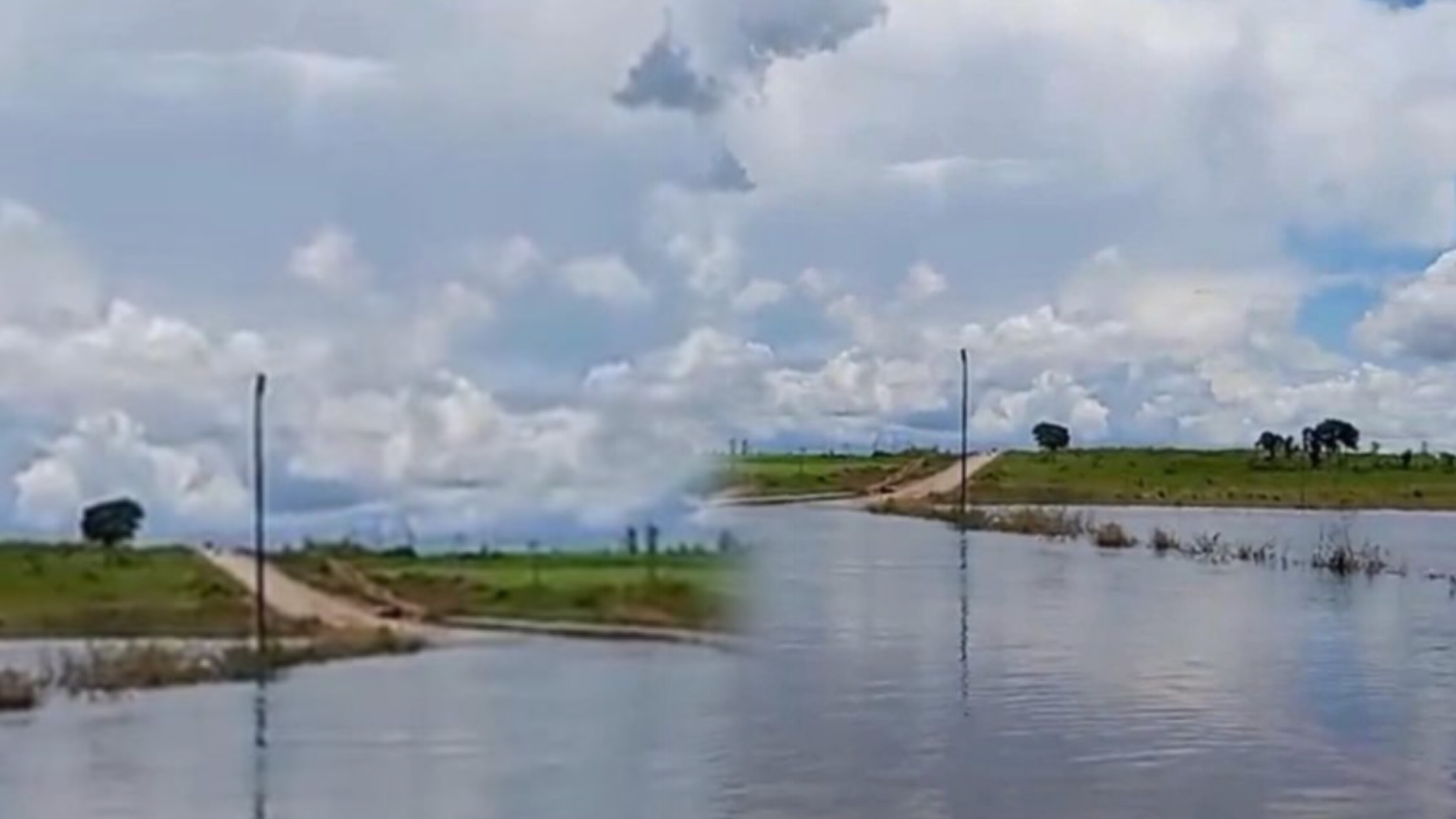 ATENÇÃO: PRF não aconselha motoristas transitar por trecho alagado da BR-425