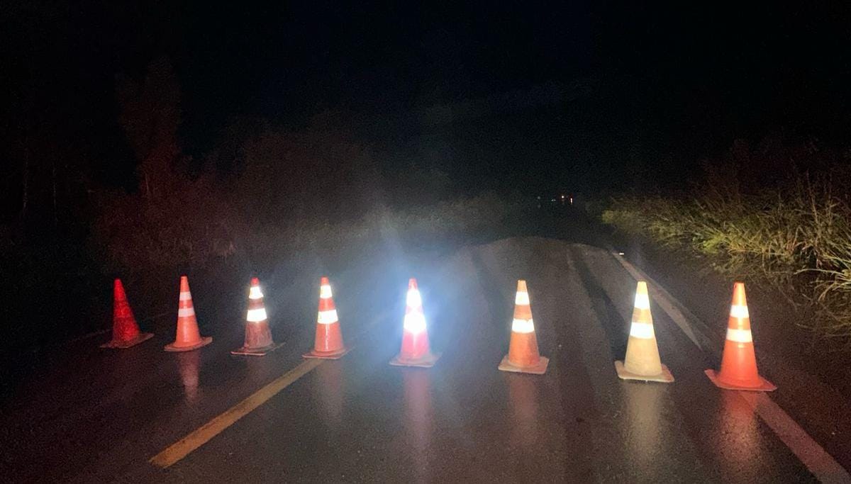 ALAGAMENTO: Trecho da BR-425 é totalmente interditado pela PRF - VÍDEO 