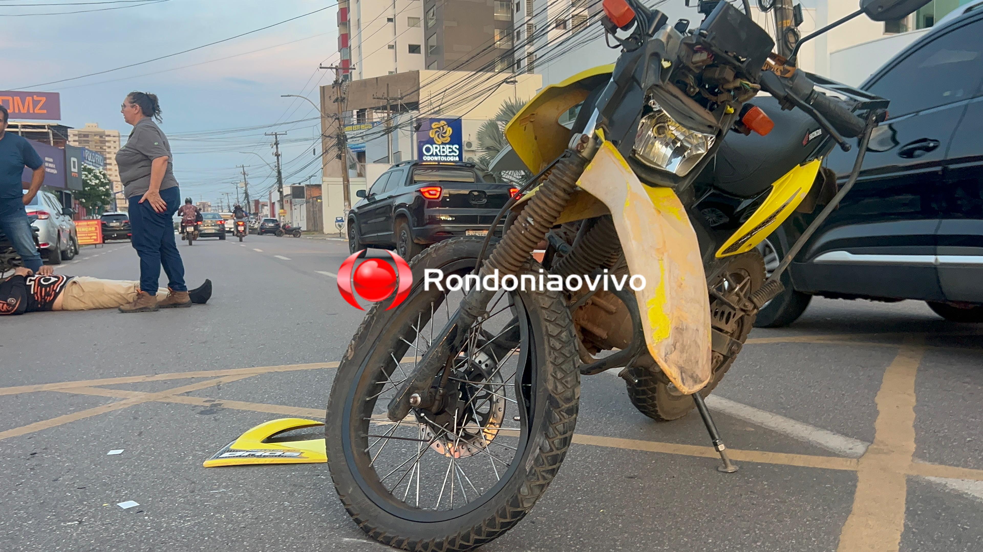 URGENTE: Motoboy sofre grave acidente na 7 de Setembro