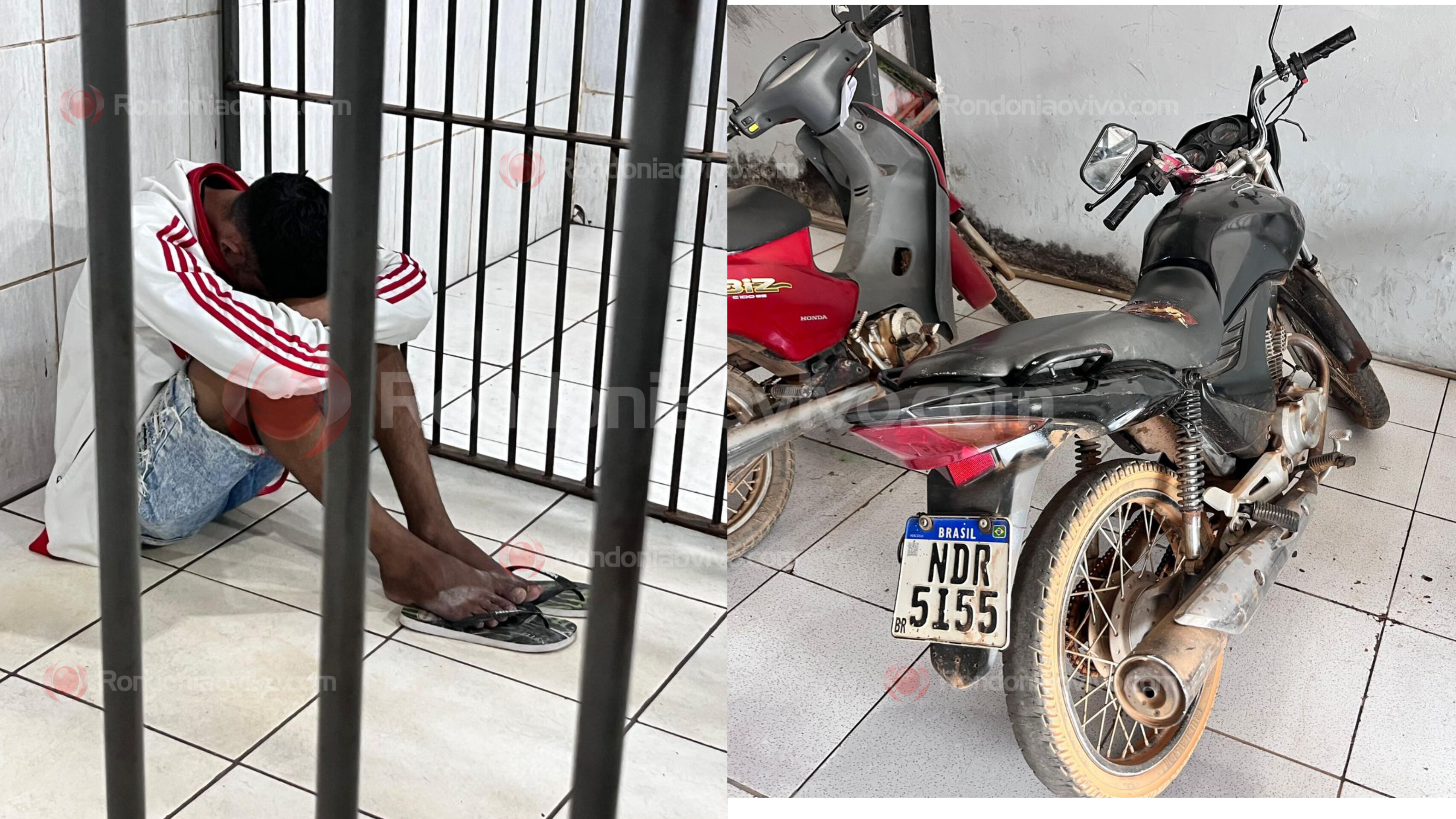 DESCOBERTO: Feirante é preso com motocicleta clonada na Hernandes Índio 