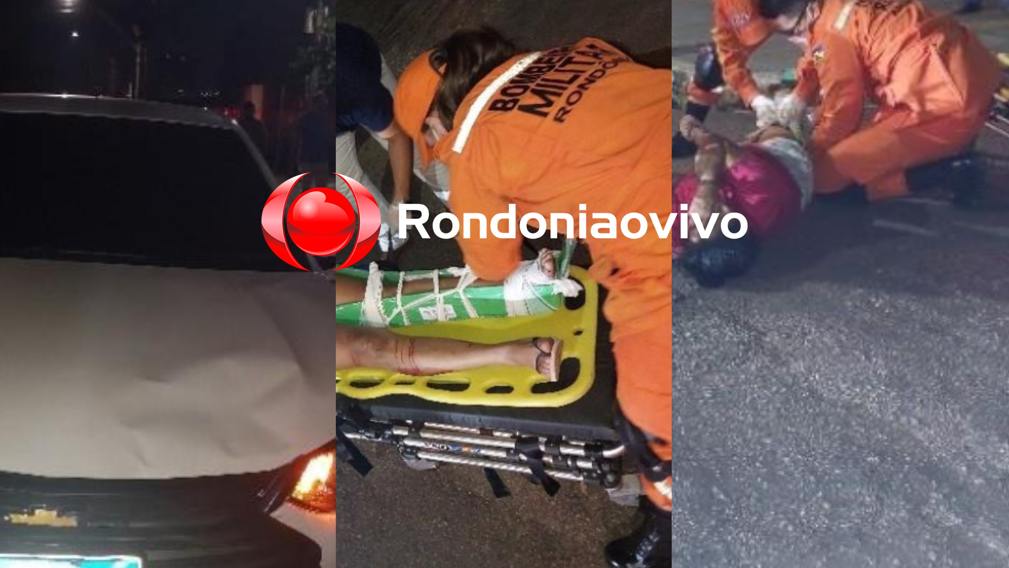 DOM PEDRO II: Universitária provoca grave acidente com motociclista após beber e ir dirigir 