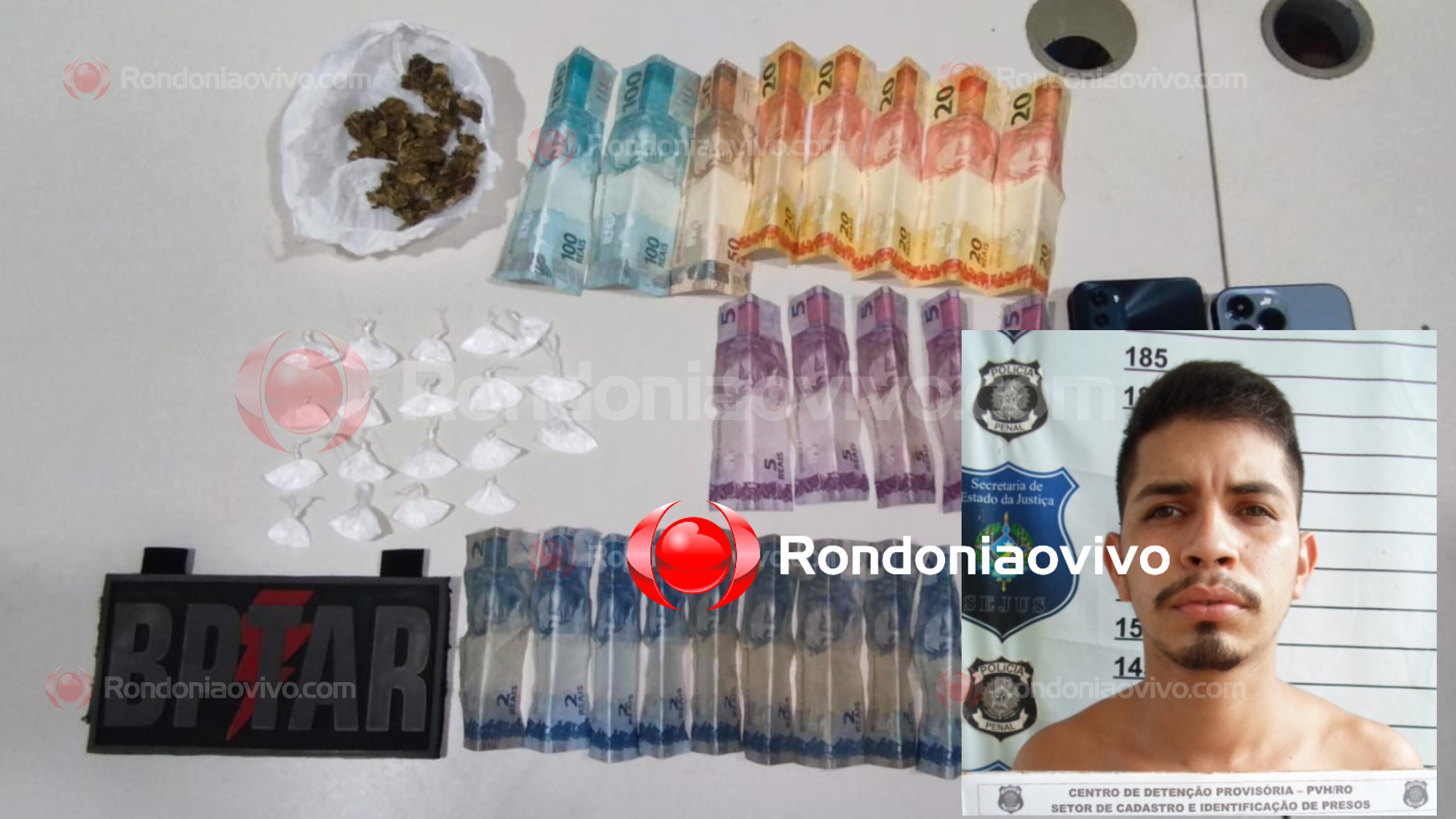 DE NOVO: BPTAR prende traficante reincidente na Rua Bangu 