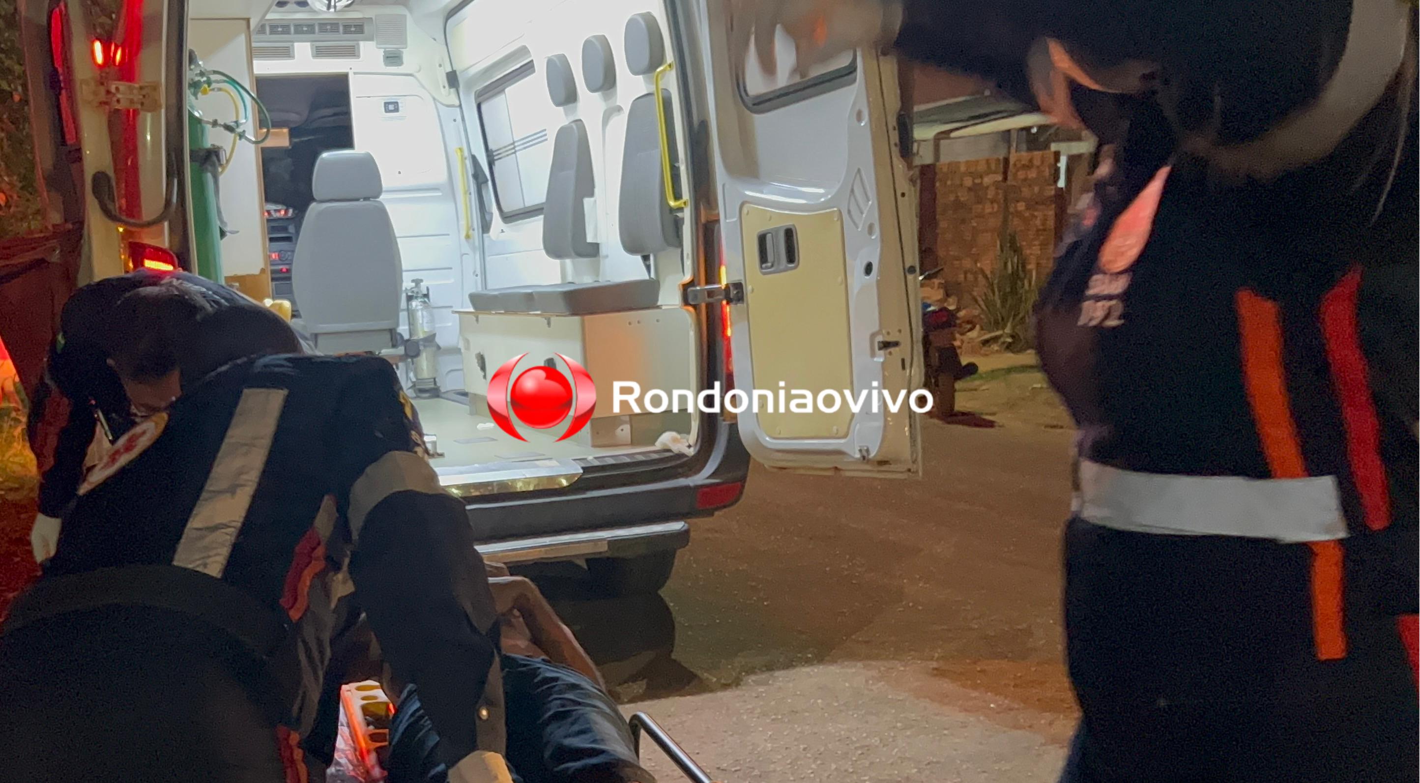 URGENTE: Idoso é atacado na cabeça pelo marido da sobrinha 