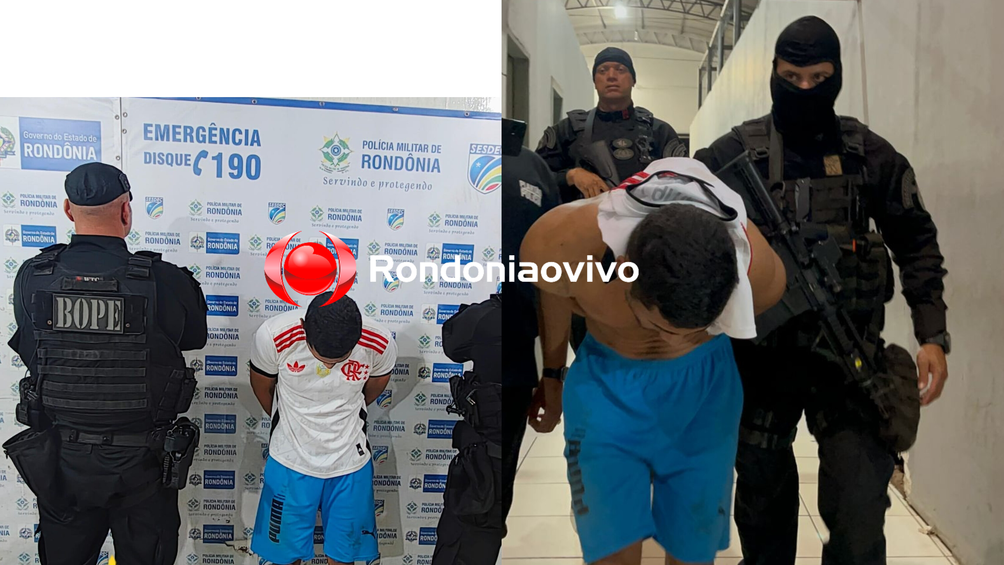 URGENTE: BOPE prende 'Negola do CV' do Acre na zona Leste de Porto Velho 