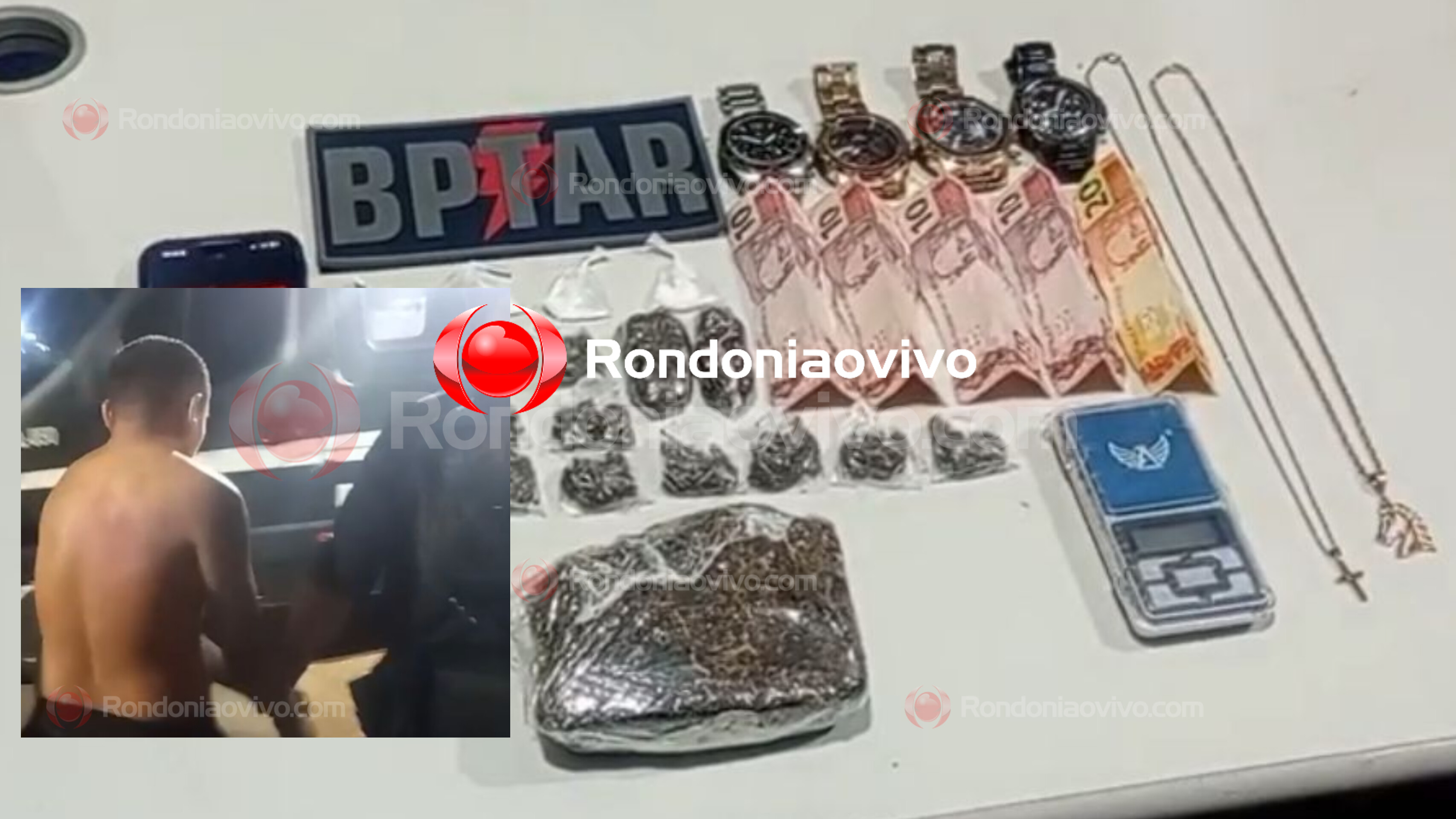 CERCADO: Acusado de vender drogas a mando do CV é preso pelo BPTAR 