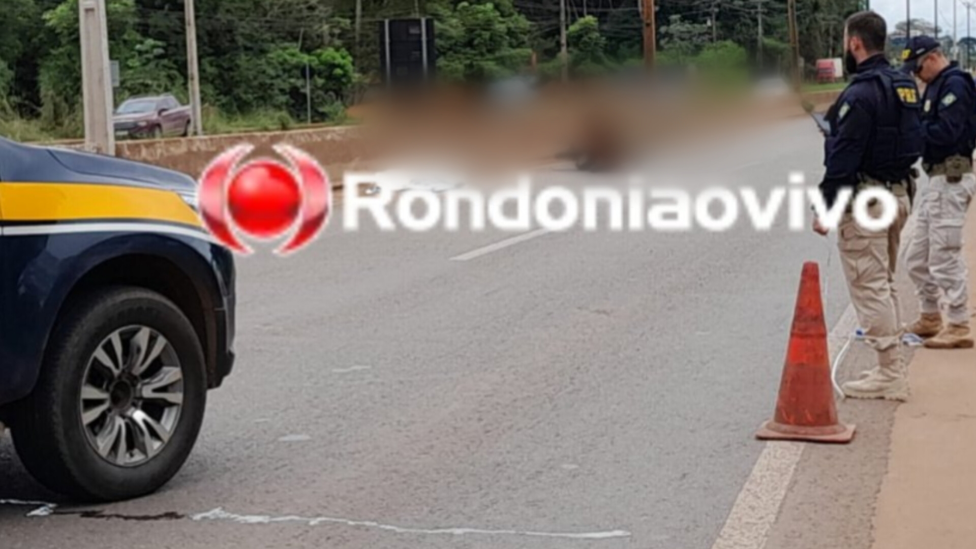 NA BR-364: Motociclista morre após trágico acidente em frente do Carga Pesada 