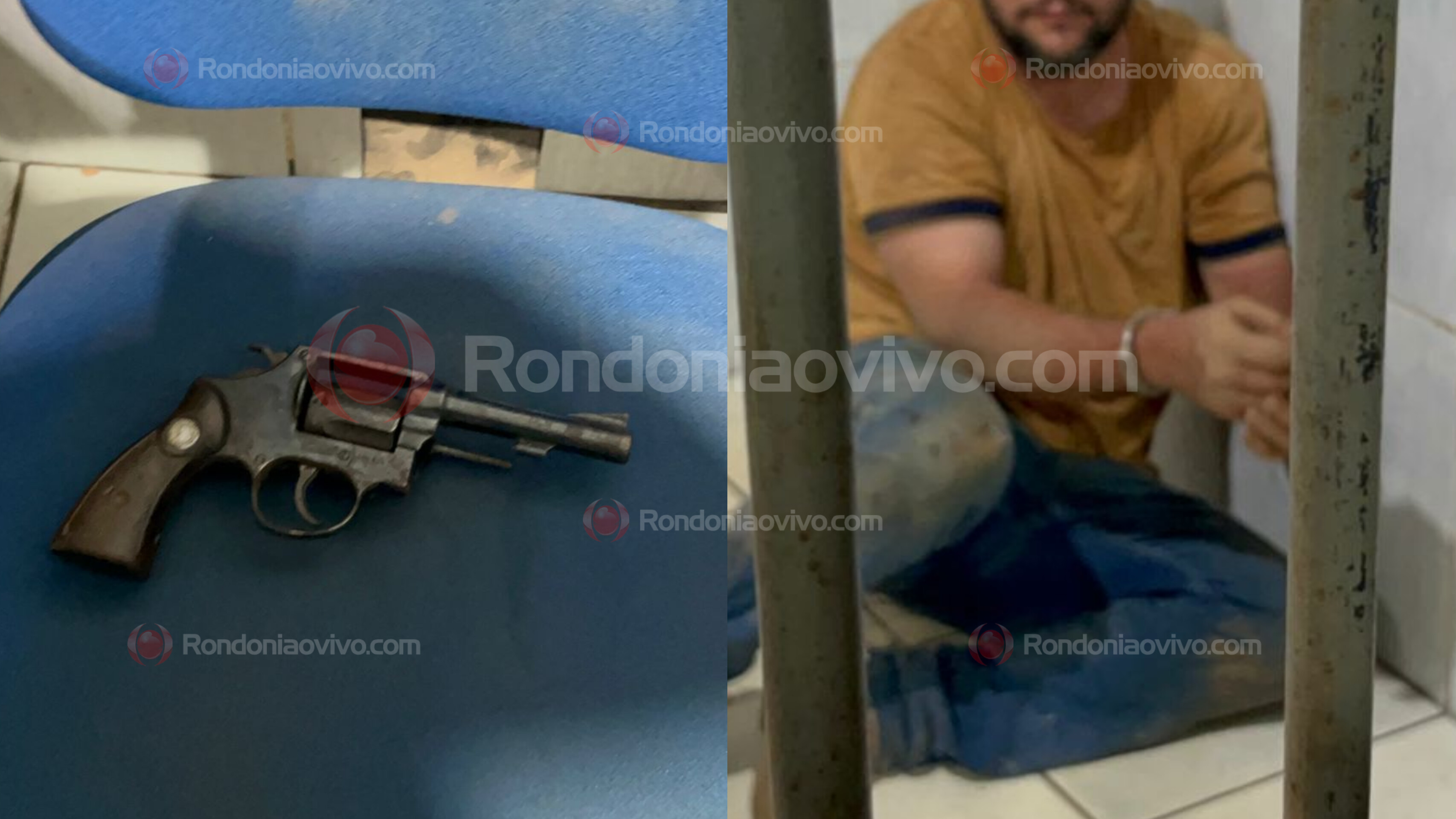 HOMICÍDIO EVITADO: Caminhoneiro é preso com revólver após ameaçar matar o vizinho 