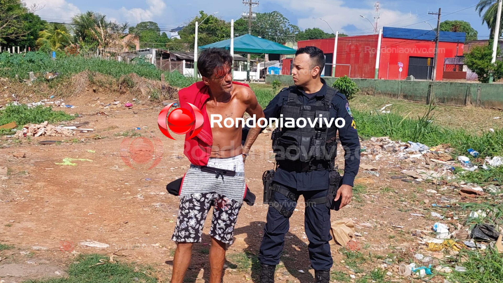 'BETO DO CV': Equipe do sargento Machado prende olheiro de traficantes no Centro - VÍDEO 