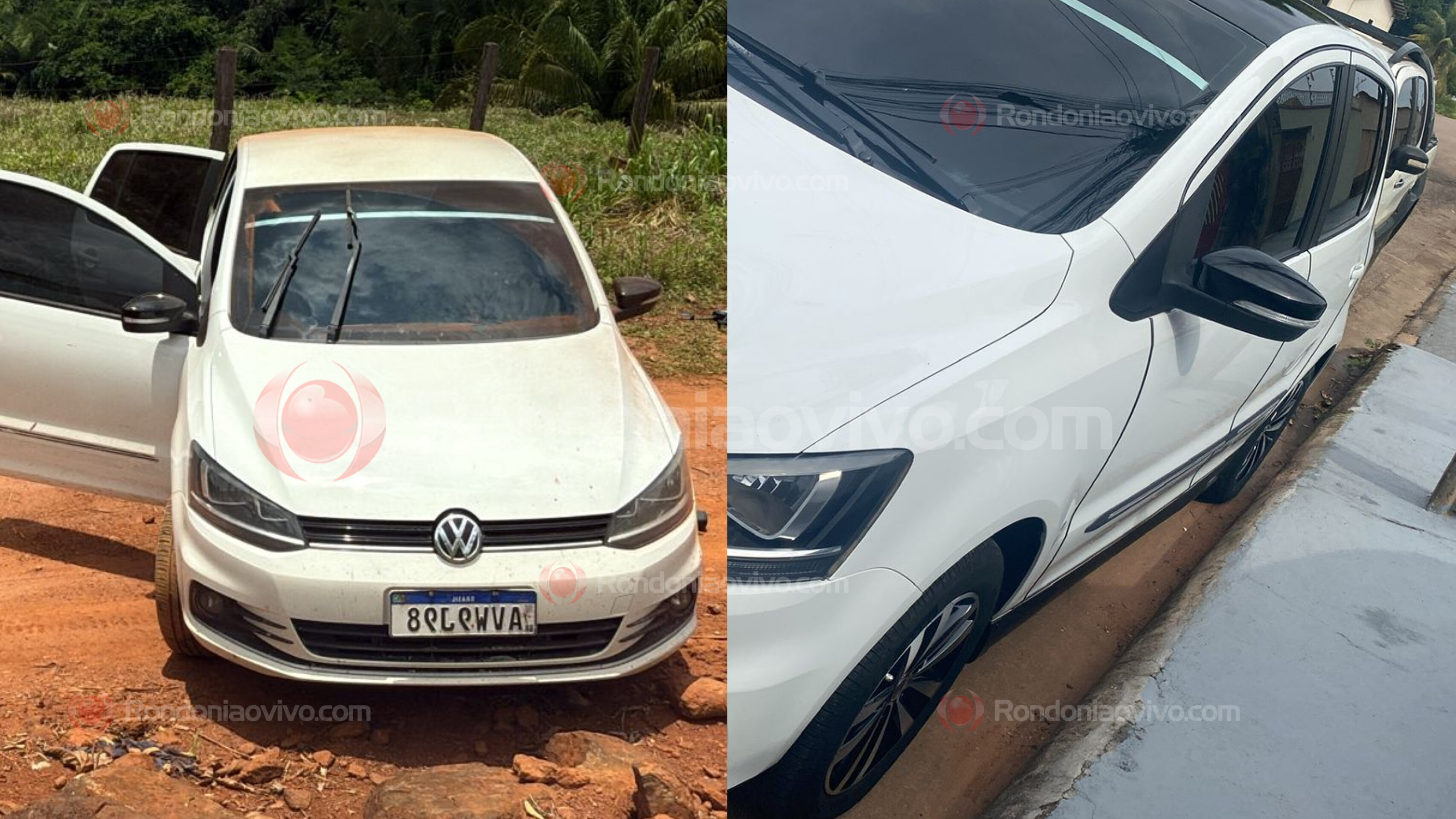 INTERCEPTADO: Carro furtado de lava jato na capital é recuperado pela PM em Ariquemes 