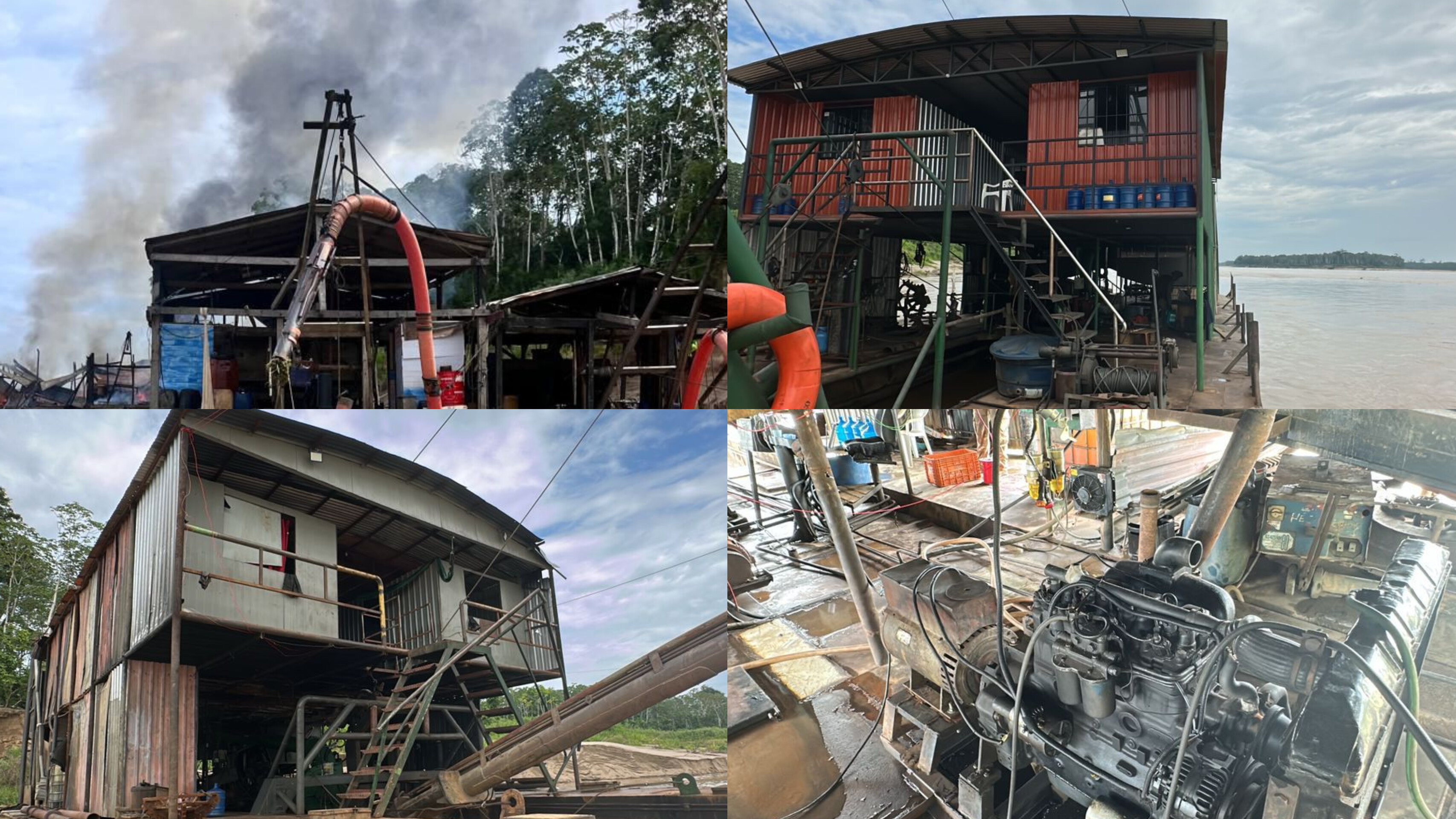 GARIMPO ILEGAL: Operação da PF e IBAMA explode mais 49 dragas no rio Madeira 