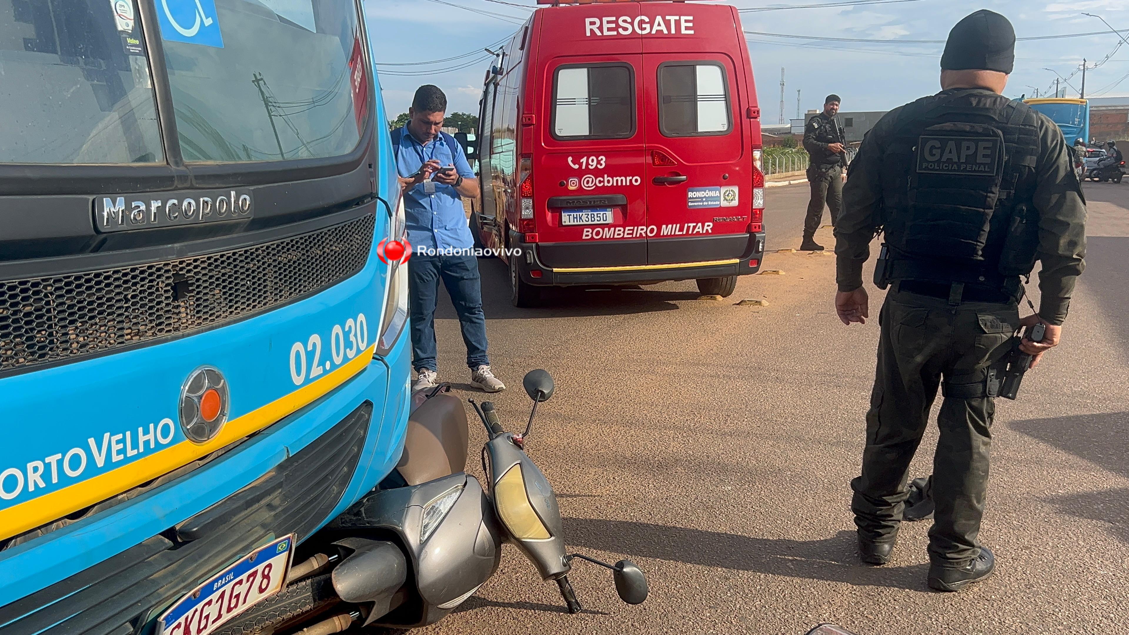 IMPRUDÊNCIA: Motorista de ônibus avança preferencial e causa grave acidente com duas vítimas 