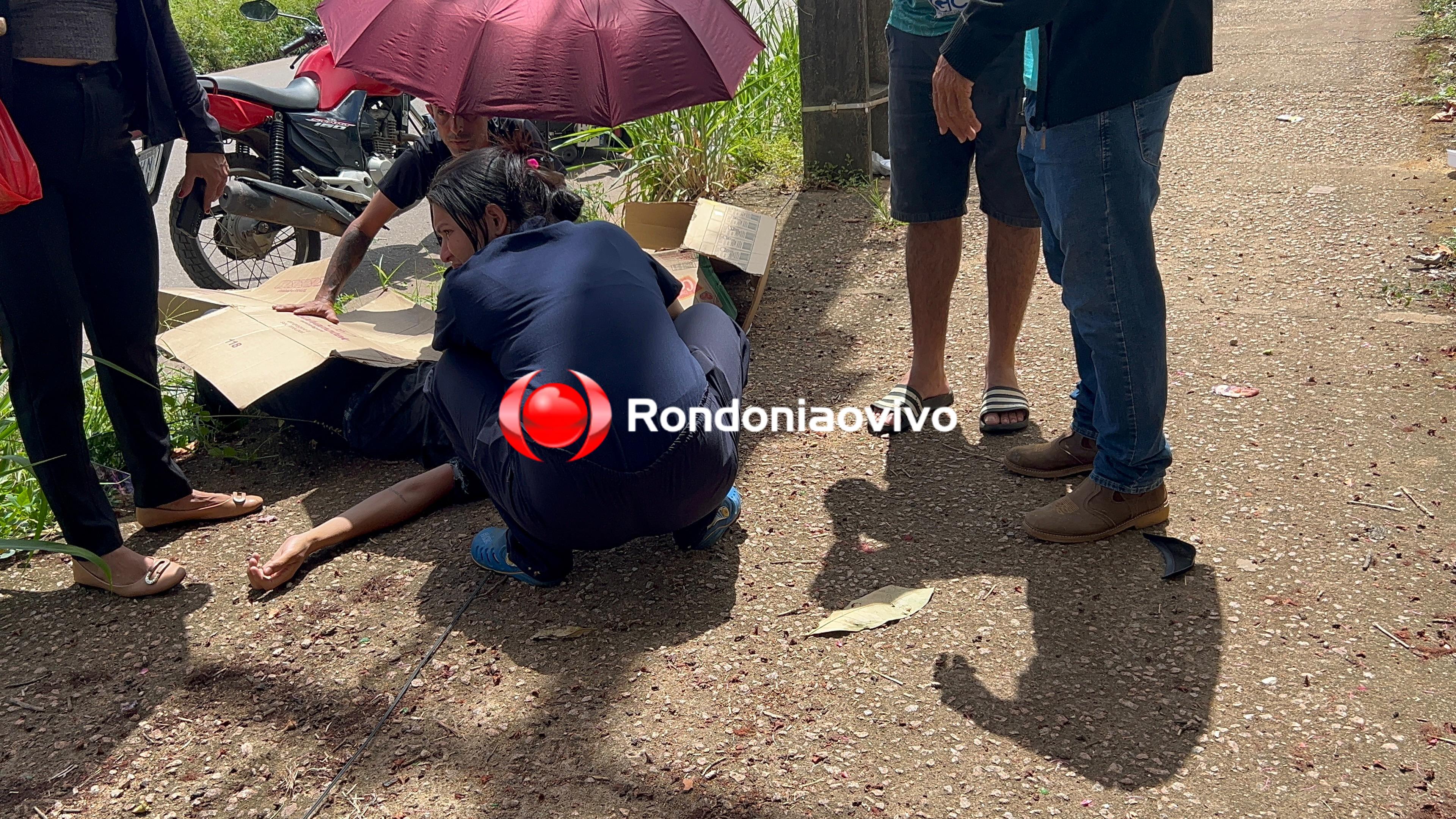 VÍDEO: Motociclista fica em estado grave após acidente