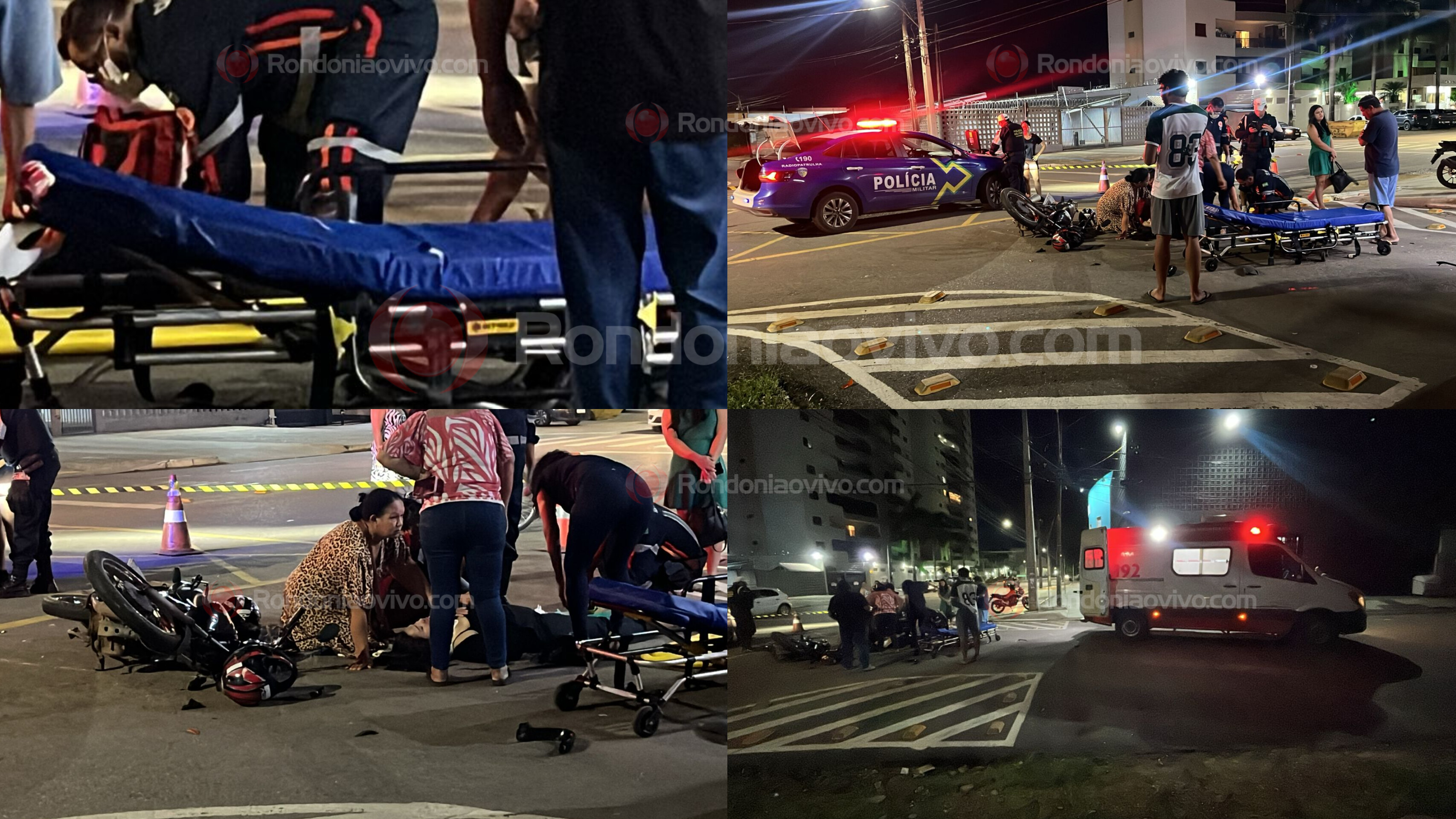 INVADIU: Jovem motociclista passa direto em cruzamento e sofre grave acidente 