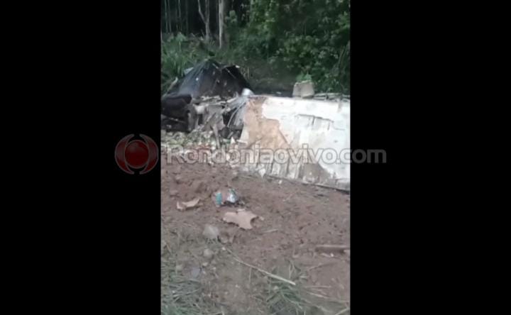 VÍDEO: Mulher morre atropelada por carreta em rodovia de RO