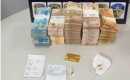 FLAGRANTE: Garimpeiro é preso com barra de ouro e R$ 245 mil em dinheiro 