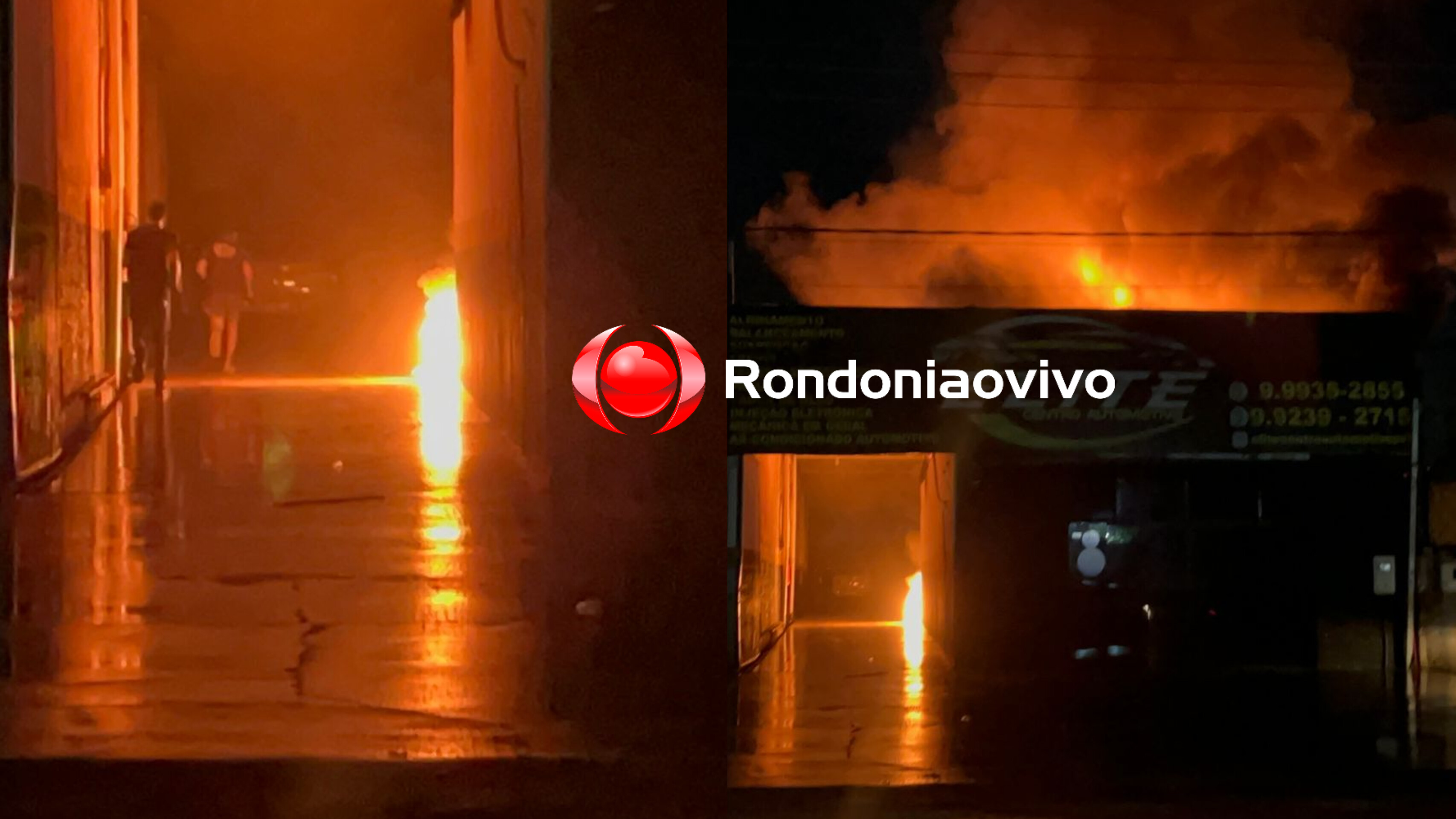 VÍDEO: Incêndio de grande proporção atinge centro automotivo na capital 