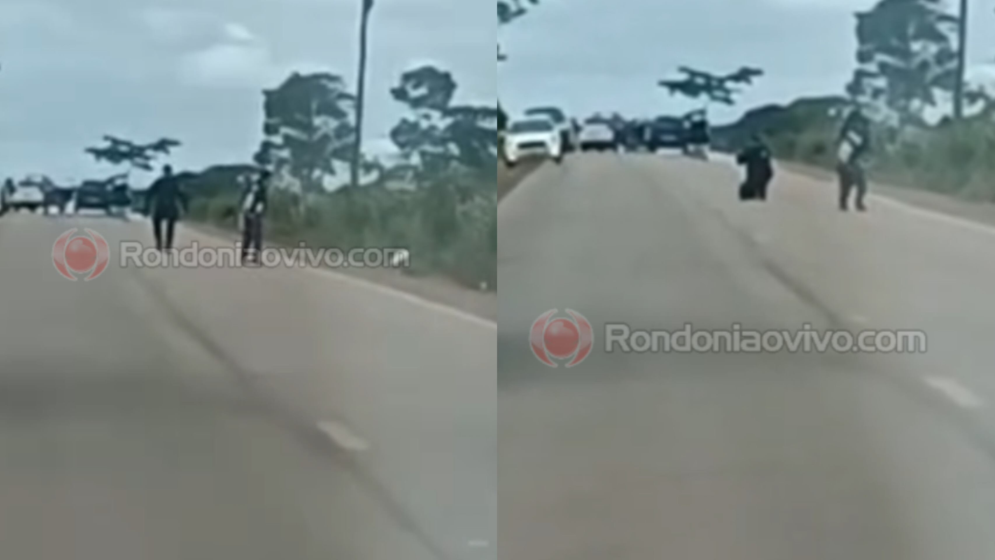 VÍDEO: Assaltante mantém vítima refém para tentar escapar da prisão 