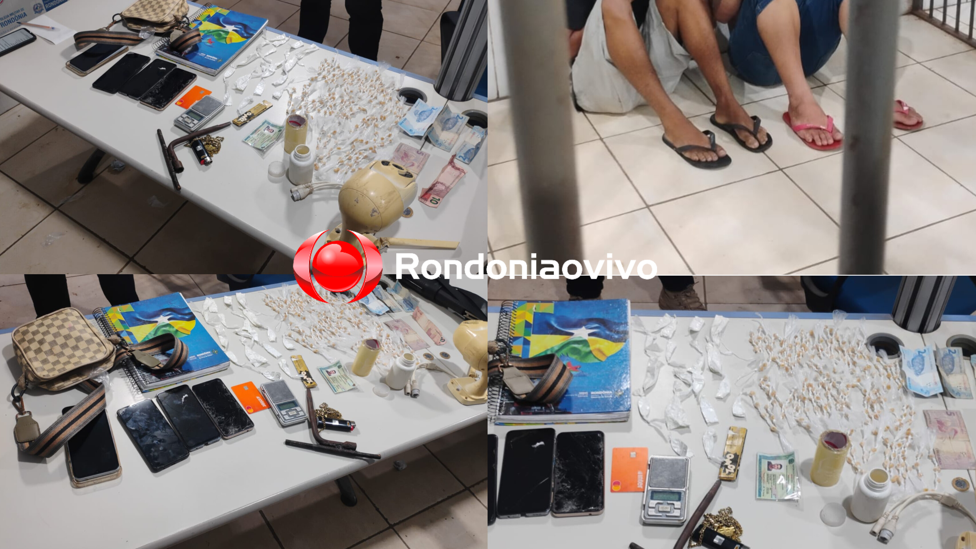 PONTO DO TRÁFICO: Adolescentes são flagrados com quase 300 porções de drogas em boca de fumo 