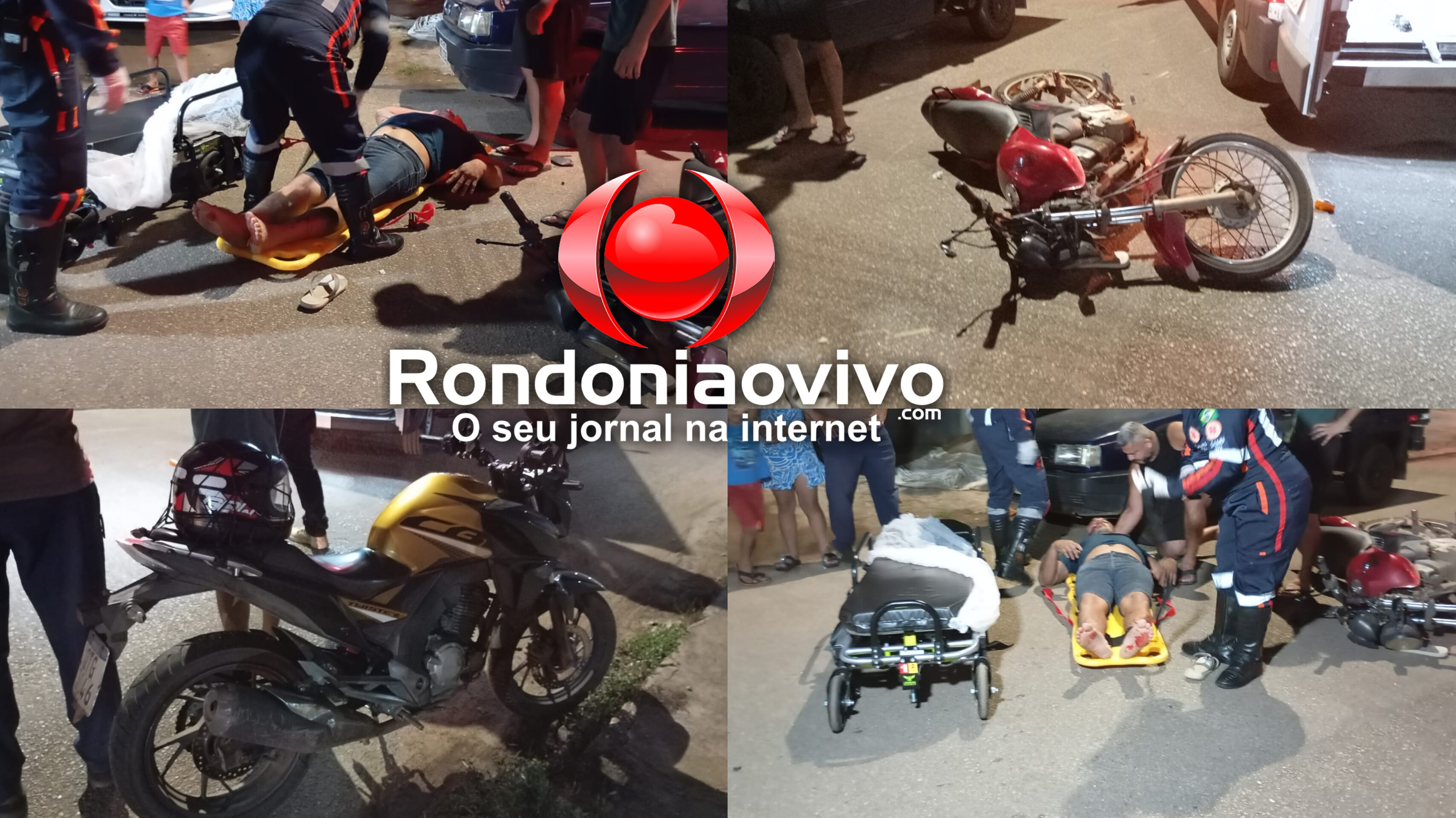 FORTE COLISÃO: Motociclista bate na traseira de outro veículo e fica seriamente ferido na 7 