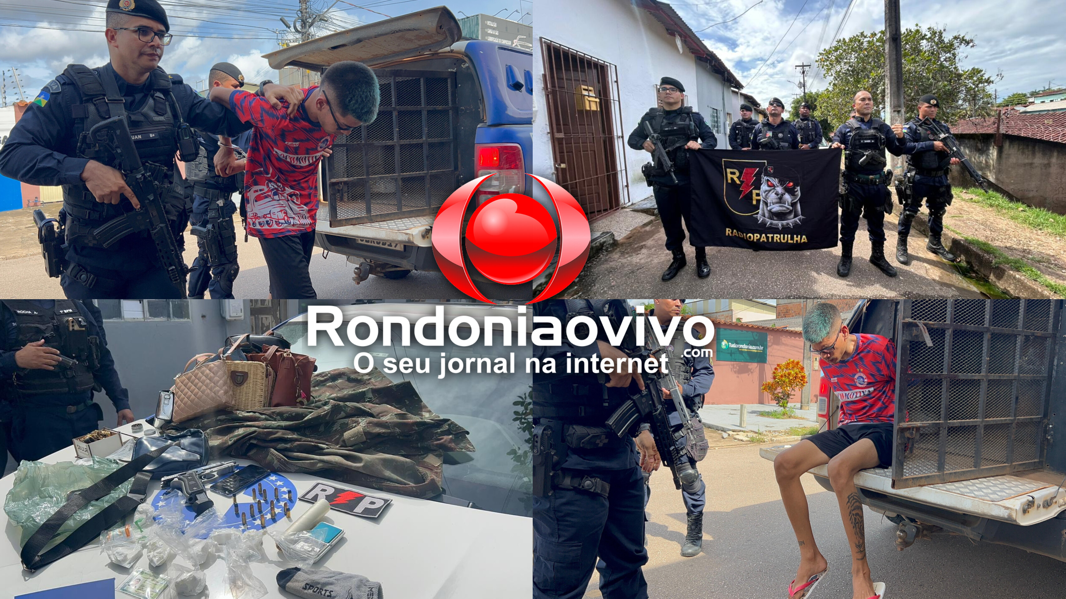 VÍDEOS: Equipe do sargento Rocha prende criminoso com arma e droga