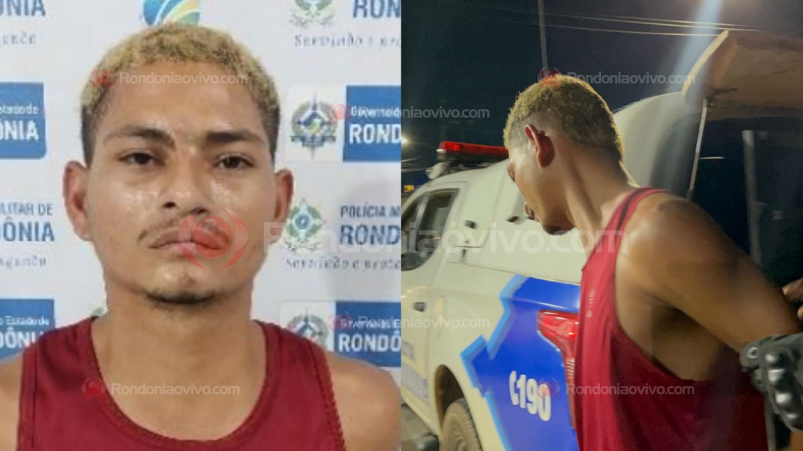 FORÇA TOTAL: Procurado por roubo é preso escondido em terreno baldio