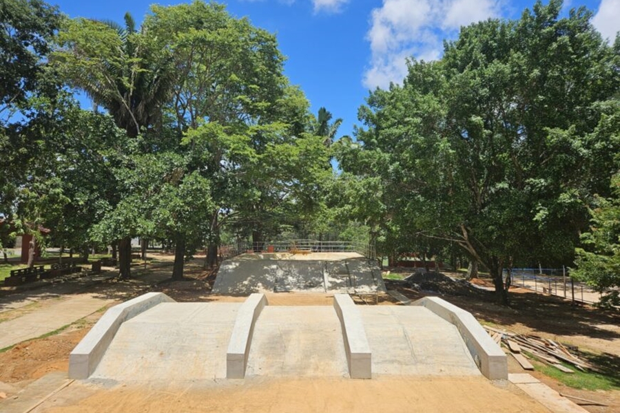 OURO PRETO DO OESTE: Obras e reforma do bosque municipal avançam com cerca de 90% de execução