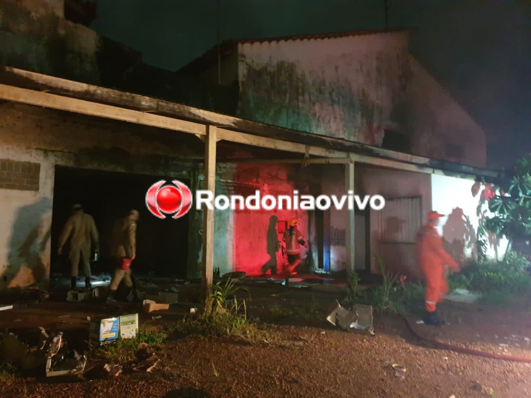 VÍDEO: Bombeiros são chamados após incêndio no antigo prédio da Delegacia de Patrimônio