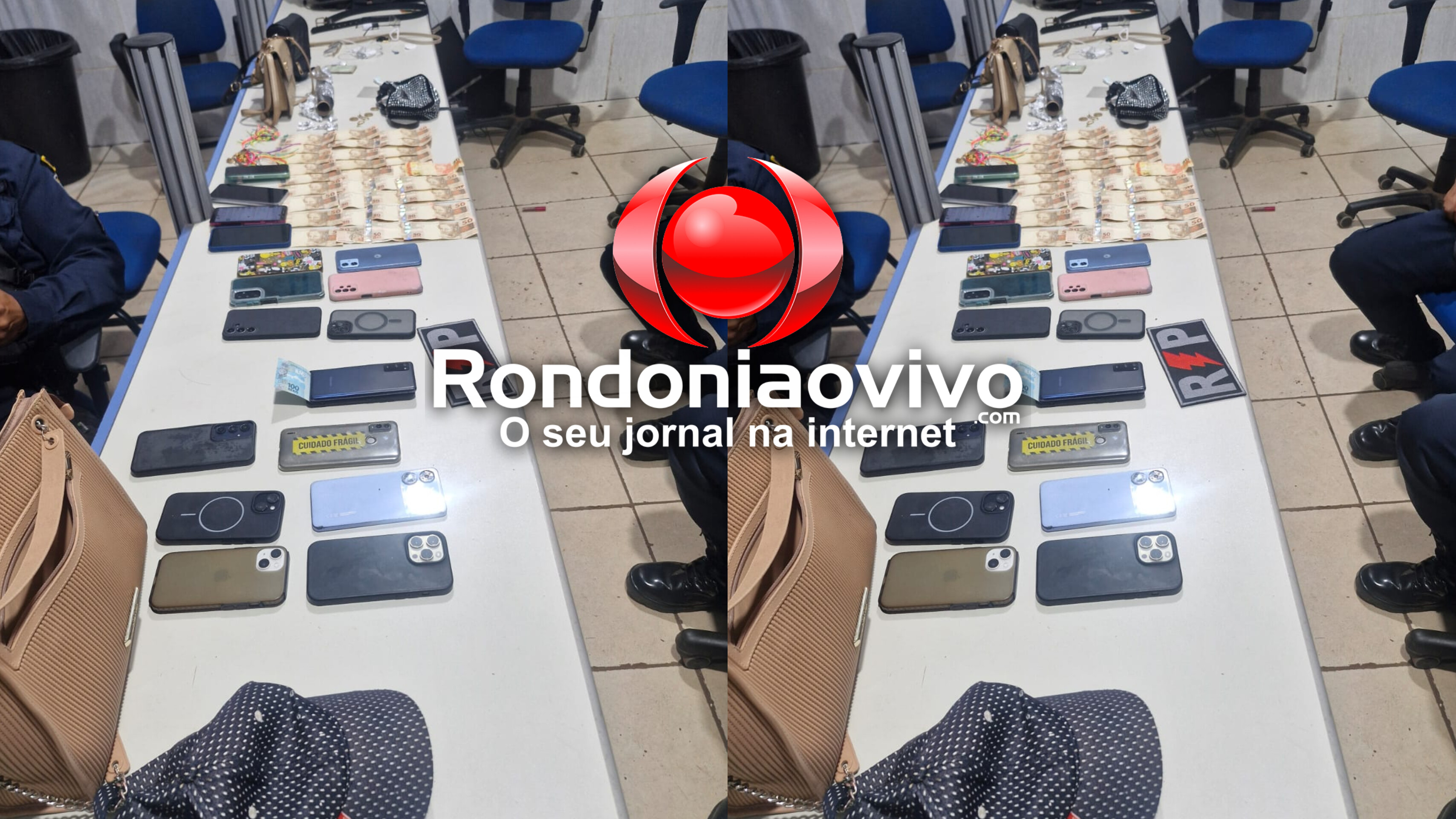 ARRASTÃO NO CARNAVAL: Equipe da PM prende quatro mulheres acusadas de furtar 13 celulares de foliões