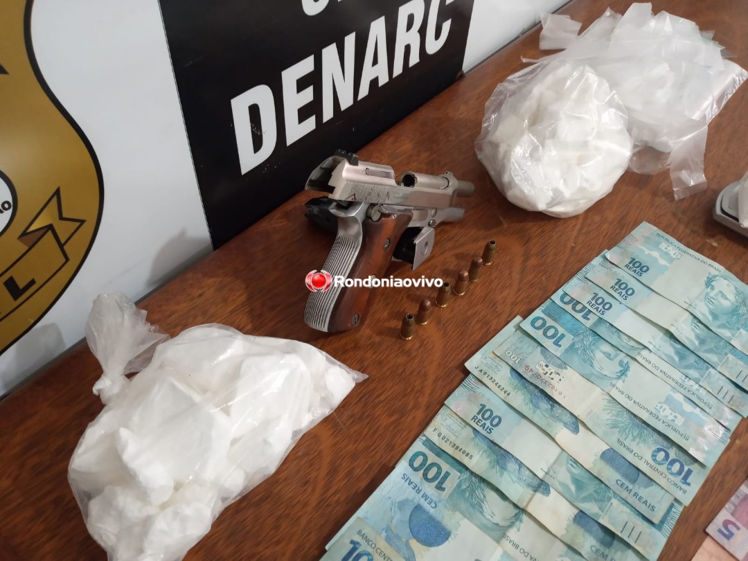 HÓRUS: Denarc prende dois por tráfico durante operação em Porto Velho