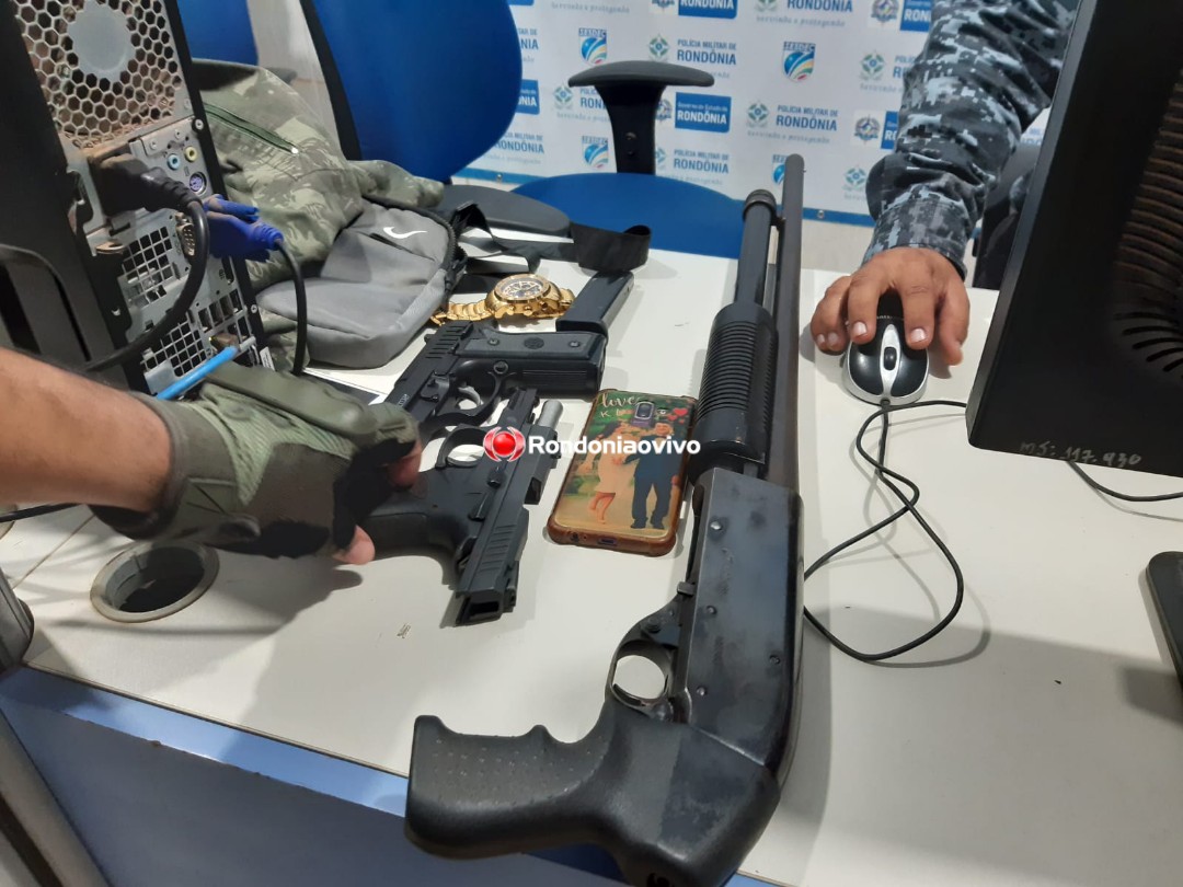 PERSEGUIÇÃO NA SUL: Integrantes de facção são presos armados após intensa fuga em carro 