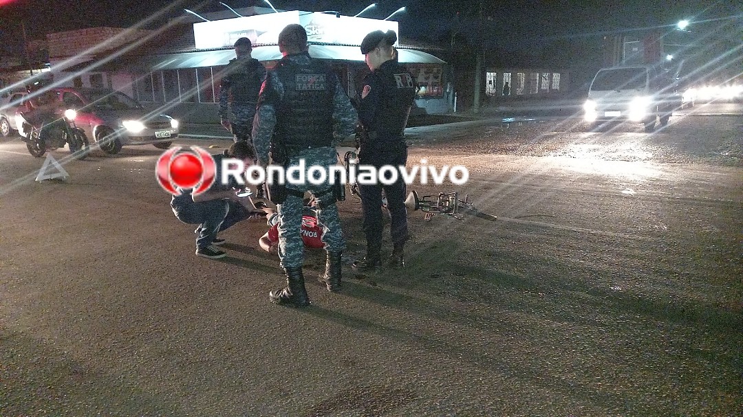 VEJA O VÍDEO: Ciclista é atropelado por carro na Avenida Raimundo Cantuária