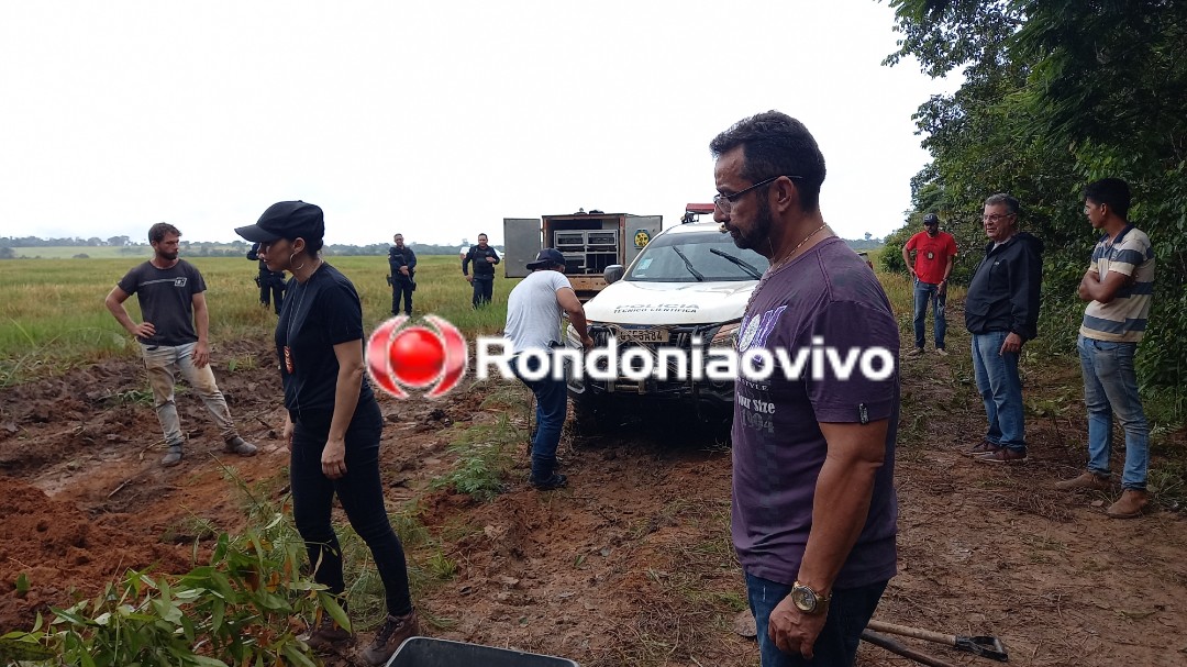ELUCIDADO: Veja vídeo exclusivo de operação da Homicídios para localizar corpo enterrado