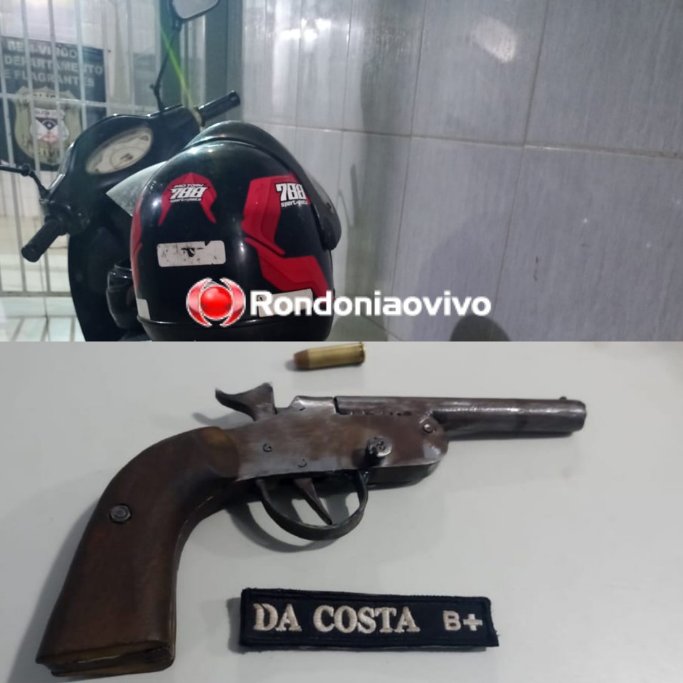 ASSALTO: Dupla flagrada armada após perseguição diz que estava indo fazer um 'corre'