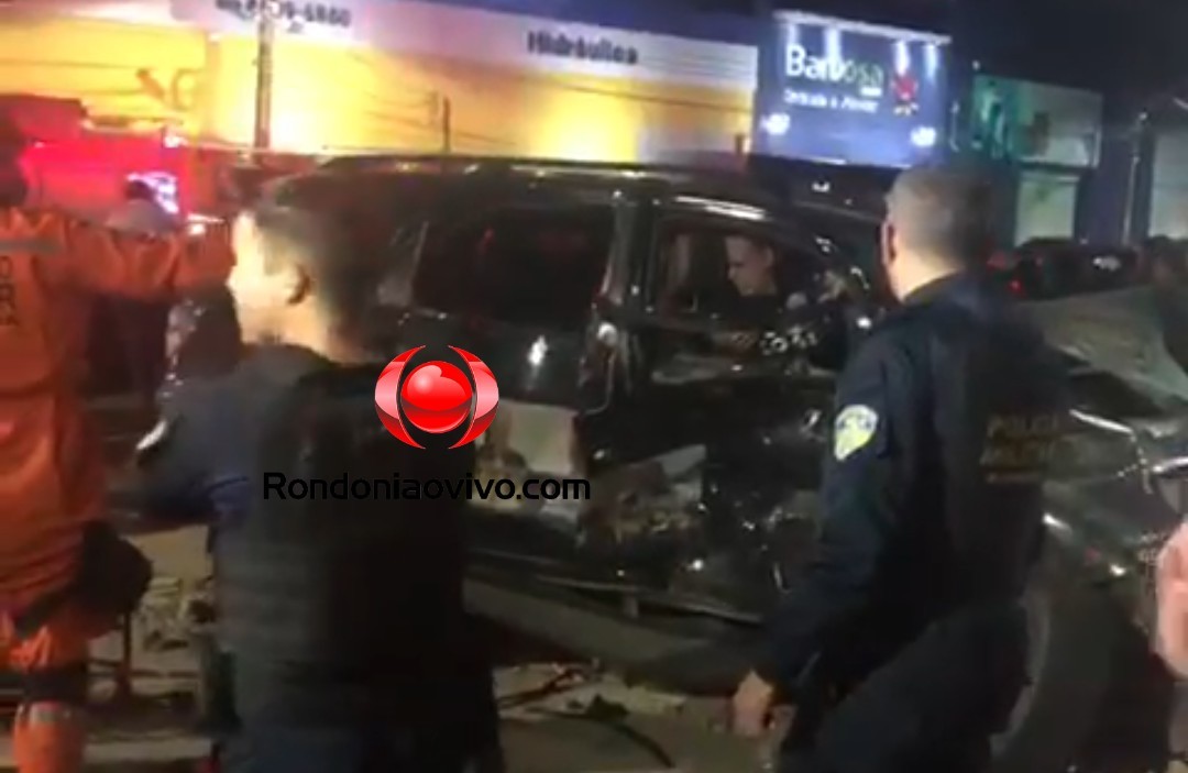 FORTE COLISÃO: Grave acidente envolvendo deputado estadual e vereador em Porto Velho