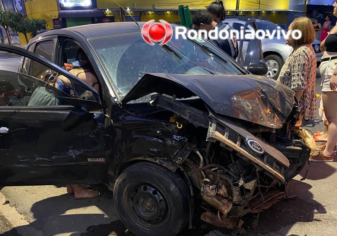 IMPRUDÊNCIA NO TRÂNSITO: Mais um grave acidente em cruzamento com a Avenida Abunã 
