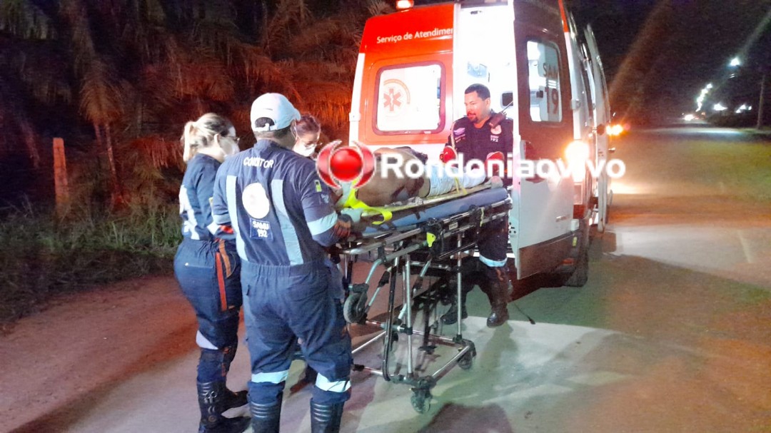 GRAVE: Atropelamento na zona Leste deixa mulher com fratura exposta