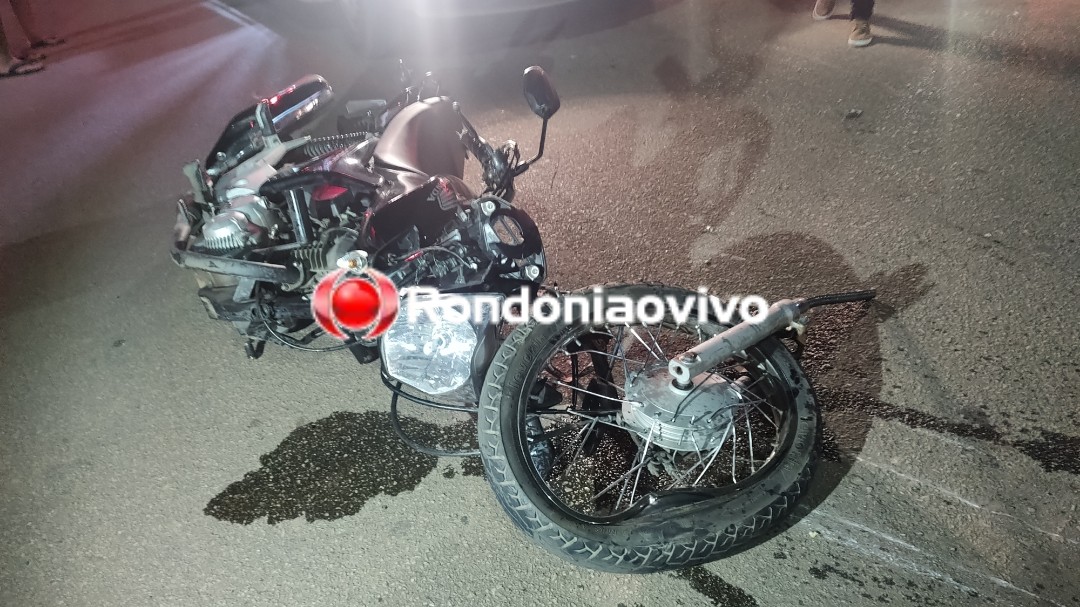 VÍDEO: Três pessoas ficam em estado grave após colisão entre motos