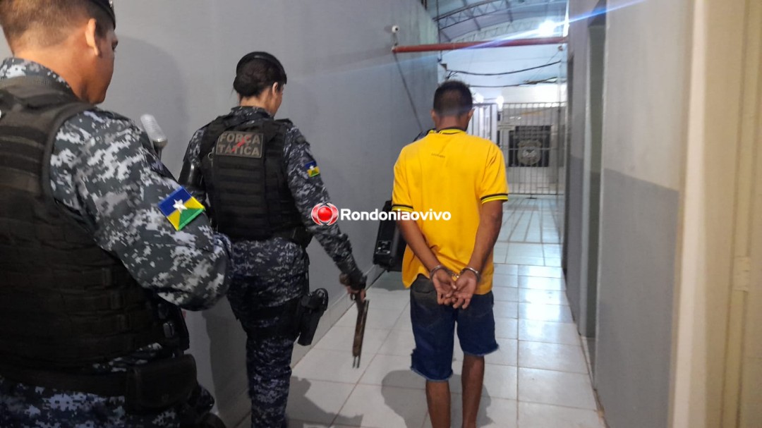 VARREDURA: Força Tática faz operação no 'Orgulho' e prende criminosos com arma e drogas