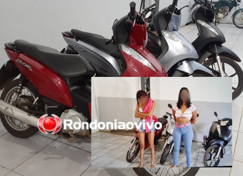 QUADRILHA DE ROUBOS: Operação da PM prende garotas que vendiam motos clonadas na OLX