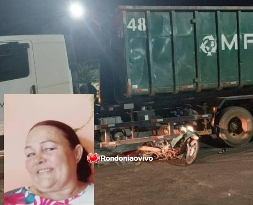 URGENTE: Mulher de 58 anos morre atropelada por caminhão em avenida 