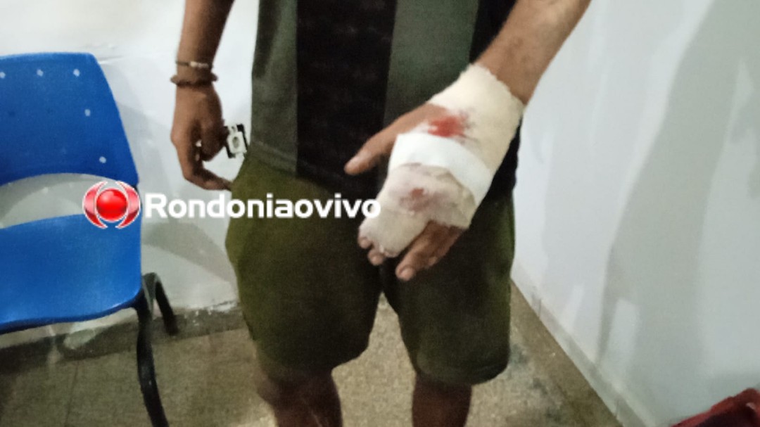 BALEADO:  Trio encapuzado atira durante 'castigo' em morador de rua na Rio Madeira 