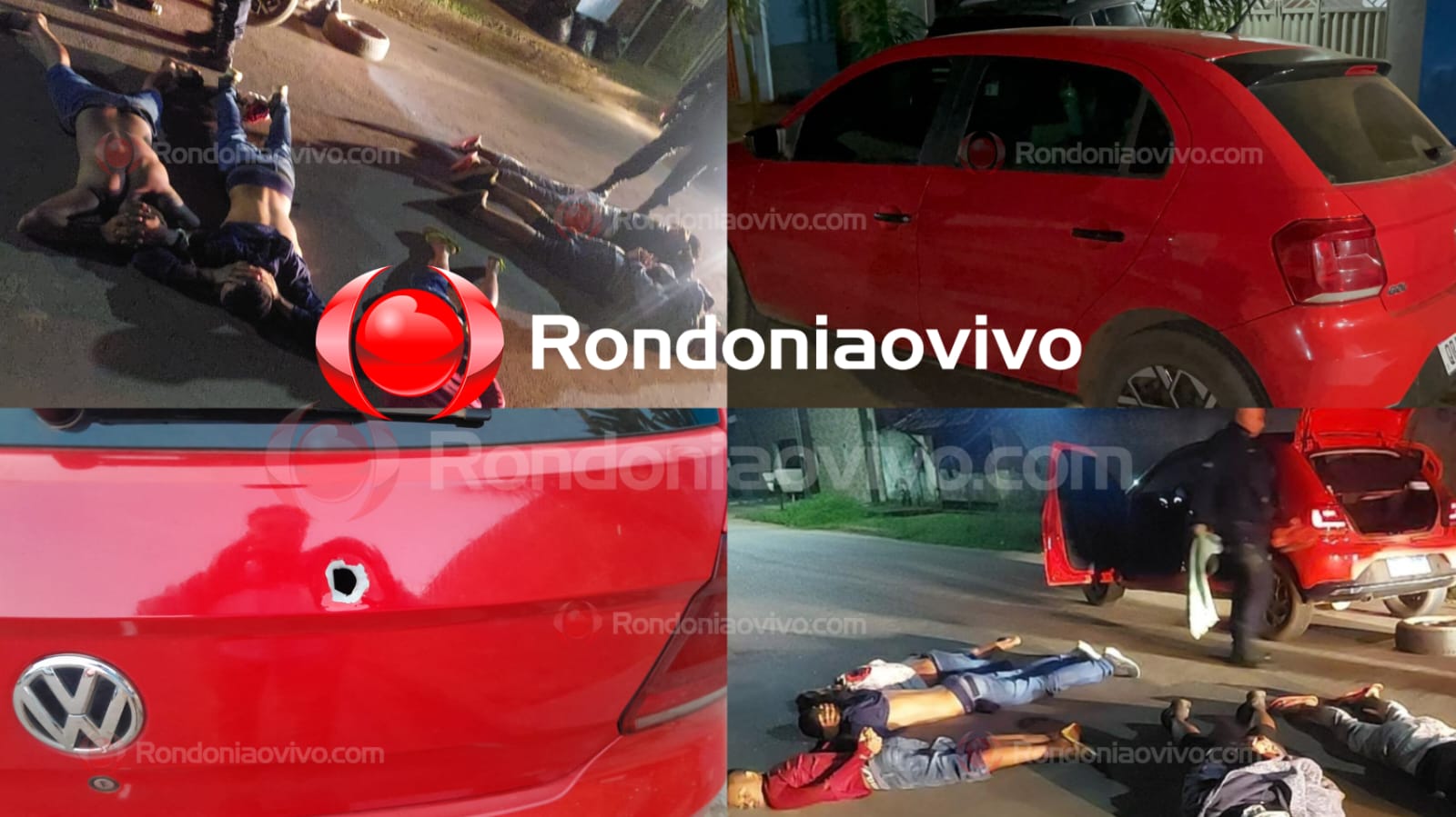 SE DERAM MAL: Sete acusados de roubar motorista de app trocam tiros com a PM 