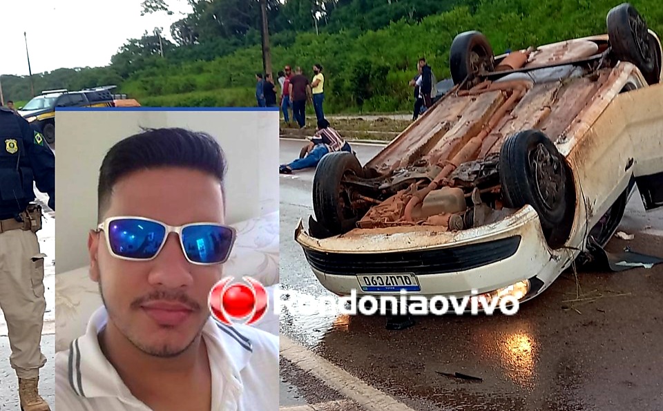 URGENTE: Morre motorista vítima de grave capotamento na BR-364